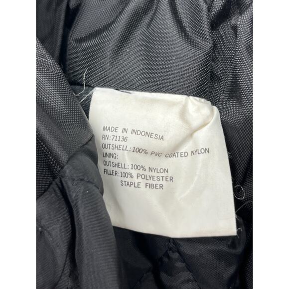 HARLEY DAVIDSON Pants S Waterproof Foul Weather Winter Riding PVC Nylon Black - Picture 13 of 15